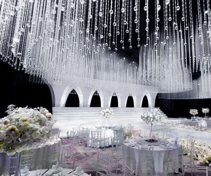 亚克力婚礼装饰布景