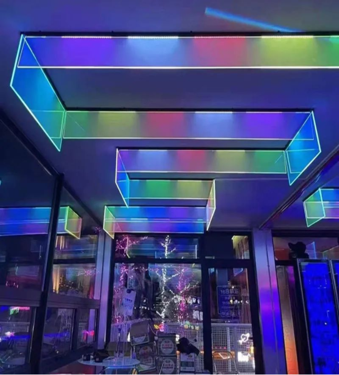 导光板商业空间照明装饰应用