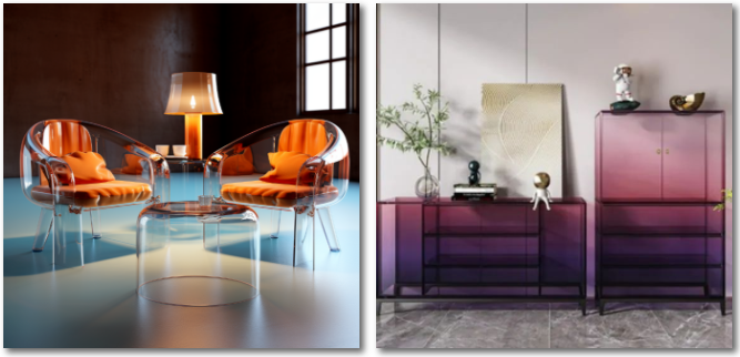 亚克力轻奢家具 亚克力轻奢家具