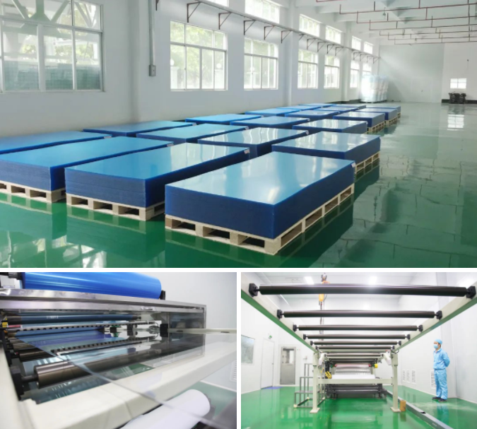 新涛导光板生产车间与仓储