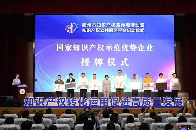 新涛获“国家知识产权优势企业”授牌 新涛获“国家知识产权优势企业”授牌