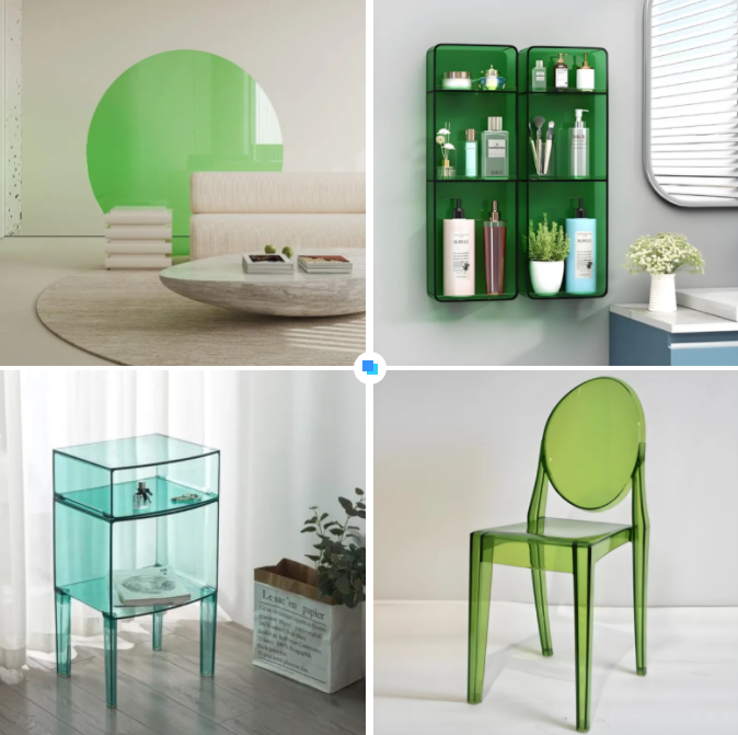 绿色亚克力家居装饰 绿色亚克力家居装饰