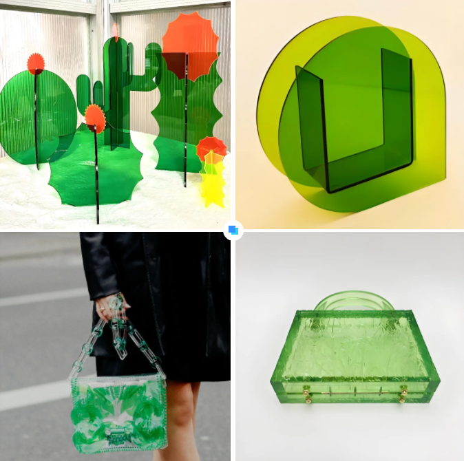 绿色亚克力工艺制品 绿色亚克力工艺制品