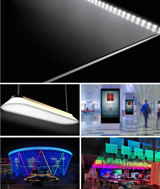 亚克力(PMMA)导光板及应用 亚克力(PMMA)导光板及应用