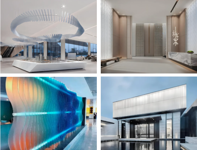 亚克力建筑空间装饰 亚克力建筑空间装饰