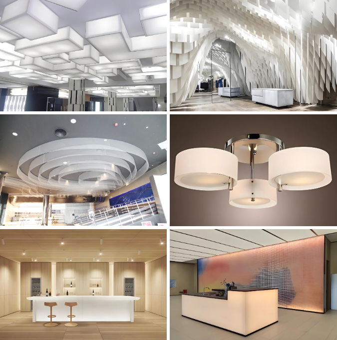 新涛冬瓜白系列亚克力板应用 新涛冬瓜白系列亚克力板应用