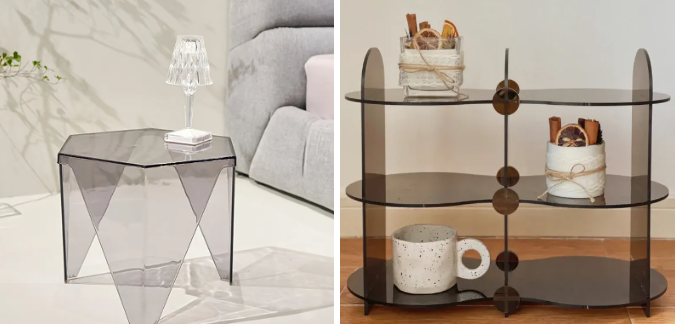 茶色亚克力家居家具 茶色亚克力家居家具