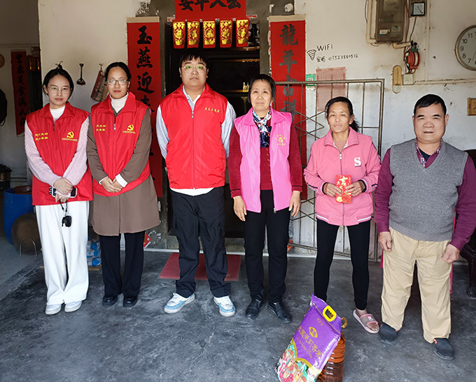 惠州新涛走访慰问困难家庭，践行“暖阳行动”