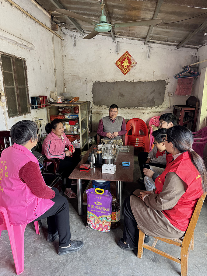 惠州新涛走访慰问困难家庭，践行“暖阳行动”