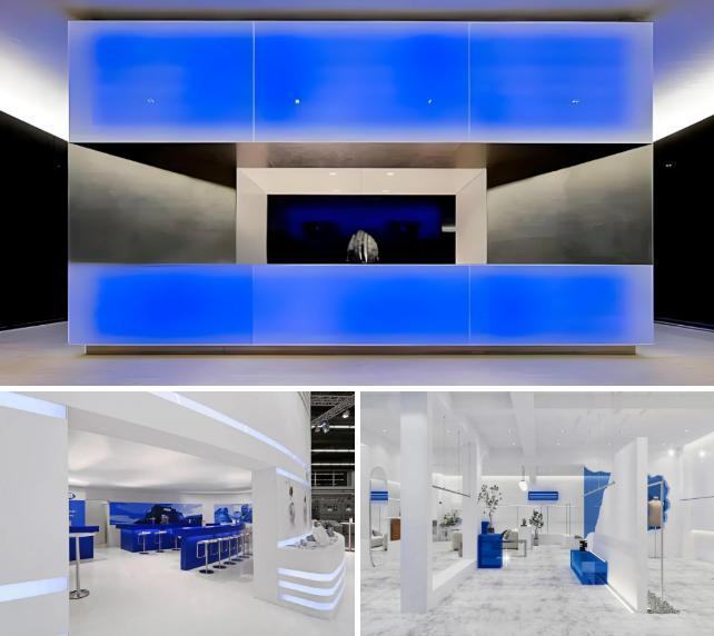 蓝色系亚克力商业空间 蓝色系亚克力商业空间
