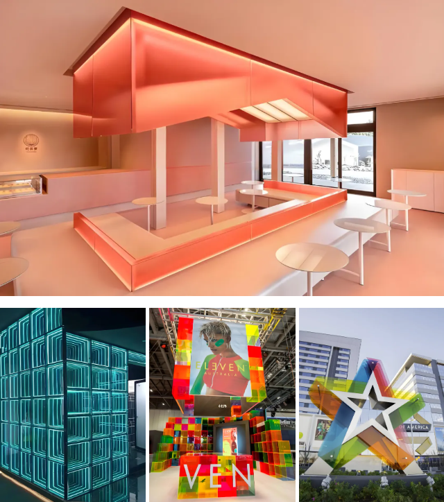 亚克力商业空间装饰 亚克力商业空间装饰